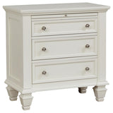 Sandy Beach Cream White 4-Piece Queen Bedroom Set by Coaster at Eve Furniture