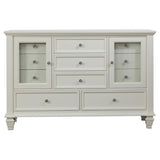 Sandy Beach Cream White 4-Piece Queen Bedroom Set by Coaster at Eve Furniture