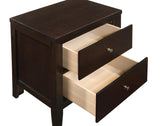 Carlton Cappuccino/Black 4-Piece Full Upholstered Bedroom Set