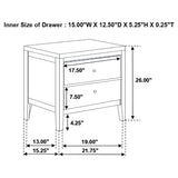 Carlton Cappuccino/Black 4-Piece Full Upholstered Bedroom Set