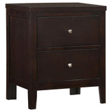 Carlton Cappuccino/Black 4-Piece Twin Upholstered Bedroom Set