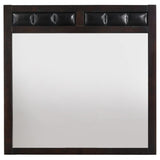 Carlton Cappuccino/Black 5-Piece Twin Upholstered Bedroom Set