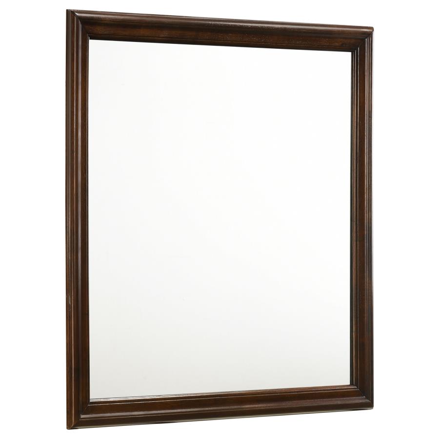 Juego de dormitorio de 4 piezas con panel completo y cabecero alto Louis Philippe White