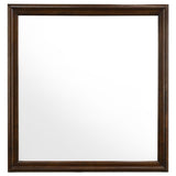 Juego de dormitorio de 4 piezas con panel completo y cabecero alto Louis Philippe White