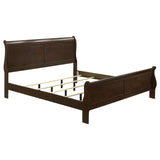 Louis Philippe Cappuccino 4-Piece Eastern King Bedroom Set by Coaster at Eve Furniture