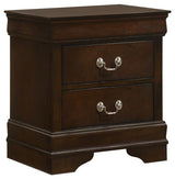 Louis Philippe Cappuccino 4-Piece Eastern King Bedroom Set by Coaster at Eve Furniture