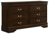 Louis Philippe Cappuccino 4-Piece Eastern King Bedroom Set by Coaster at Eve Furniture