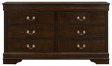Louis Philippe Cappuccino 4-Piece Eastern King Bedroom Set by Coaster at Eve Furniture