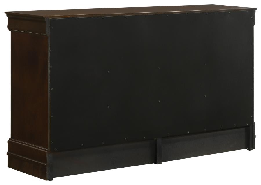 Louis Philippe Cappuccino 4-Piece Eastern King Bedroom Set by Coaster at Eve Furniture