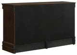 Louis Philippe Cappuccino 4-Piece Eastern King Bedroom Set by Coaster at Eve Furniture