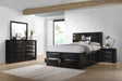 Briana Black 4-Piece Eastern King Bedroom Set by Coaster at Eve Furniture