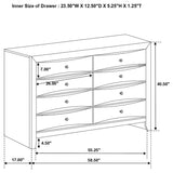 Briana Black 4-Piece Eastern King Bedroom Set by Coaster at Eve Furniture