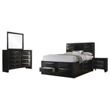 Briana Black 4-Piece California King Bedroom Set by Coaster at Eve Furniture