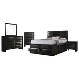 Briana Black 5-Piece California King Bedroom Set by Coaster at Eve Furniture