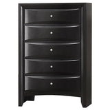 Briana Black 5-Piece California King Bedroom Set by Coaster at Eve Furniture