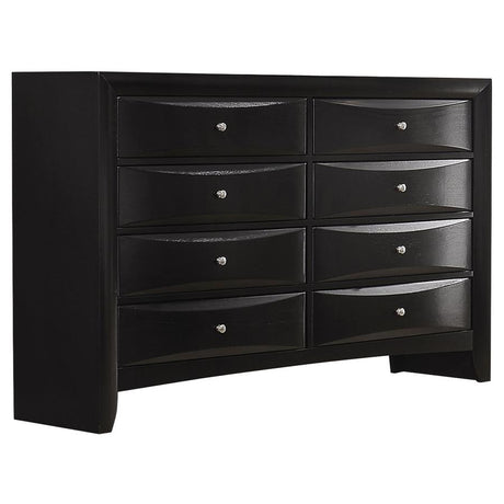 Briana Black 4-Piece Queen Storage Bedroom Set with Bookcase Headboard by Coaster at Eve Furniture