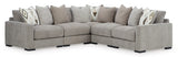 Aslan Court Pebble 5-Piece Sectional