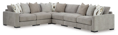 Aslan Court Pebble 6-Piece Modular Sectional