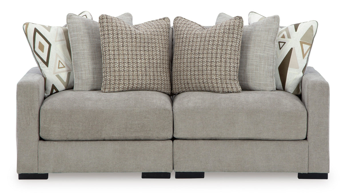 Aslan Court Pebble Modular Sofa and Loveseat