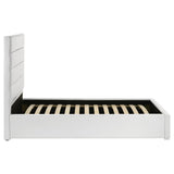 Felicity White 53-inch Upholstered Twin Platform Bed