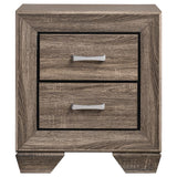 Kauffman Washed Taupe 5-Piece California King Bedroom Set by Coaster at Eve Furniture