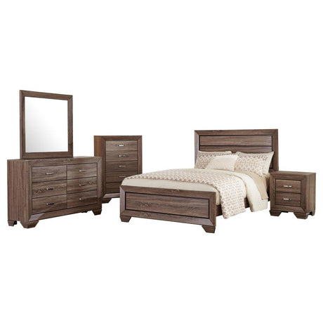 Kauffman 5-Piece Queen Bedroom Set with High Straight Headboard by Coaster at Eve Furniture