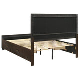 Kauffman Dark Cocoa 4-Piece Queen Bedroom Set by Coaster at Eve Furniture