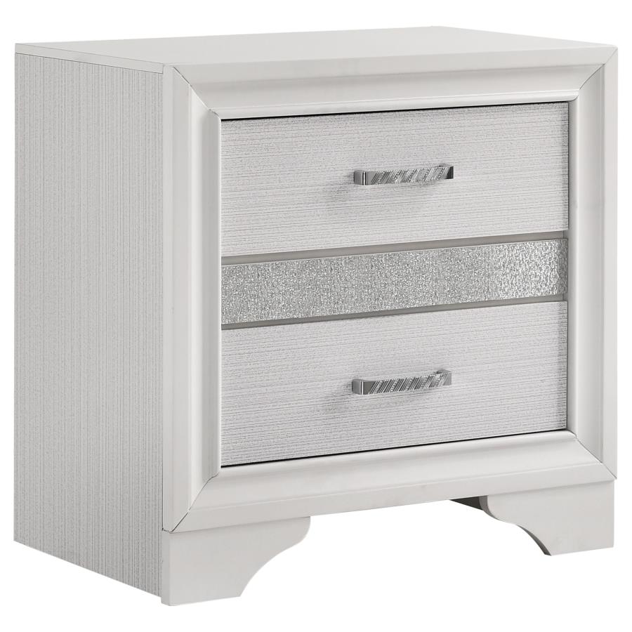 Miranda White 4-Piece Full Storage Bedroom Set