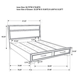 Miranda White 5-Piece Full Storage Bedroom Set