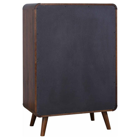 Robyn Dark Walnut 5-Piece California King Bedroom Set by Coaster at Eve Furniture