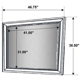 Barzini White 4-Piece Eastern King Panel Bedroom Set by Coaster at Eve Furniture