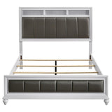 Barzini White 4-Piece California King Panel Bedroom Set by Coaster at Eve Furniture