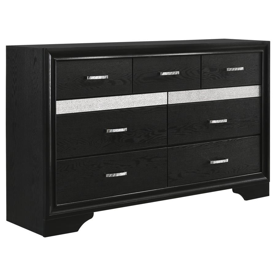 Miranda Black 4-Piece Full Storage Bedroom Set