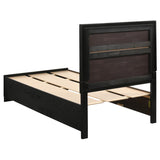Miranda Black 5-Piece Twin Storage Bedroom Set