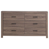 Brantford Barrel Oak 4-Piece Eastern King Bedroom Set by Coaster at Eve Furniture