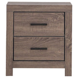 Brantford Barrel Oak 4-Piece Eastern King Bedroom Set by Coaster at Eve Furniture