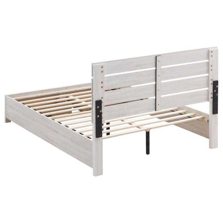 Brantford Coastal White 4-Piece Queen Bedroom Set by Coaster at Eve Furniture