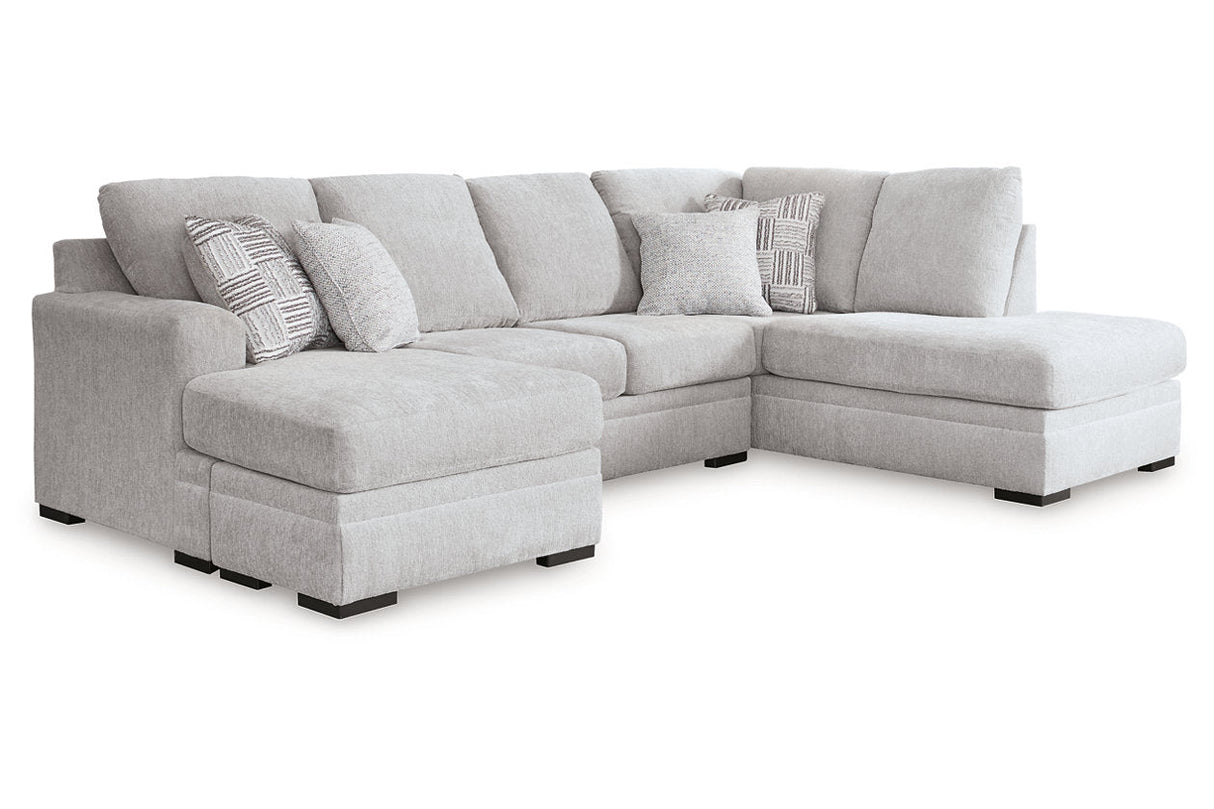 Gabyleigh Nickel 2-Piece Sectional with Chaise