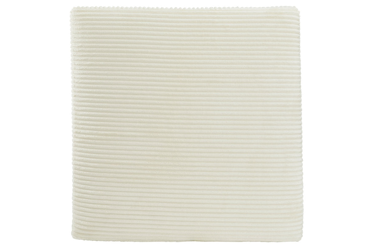 Lindyn Ivory Oversized Accent Ottoman