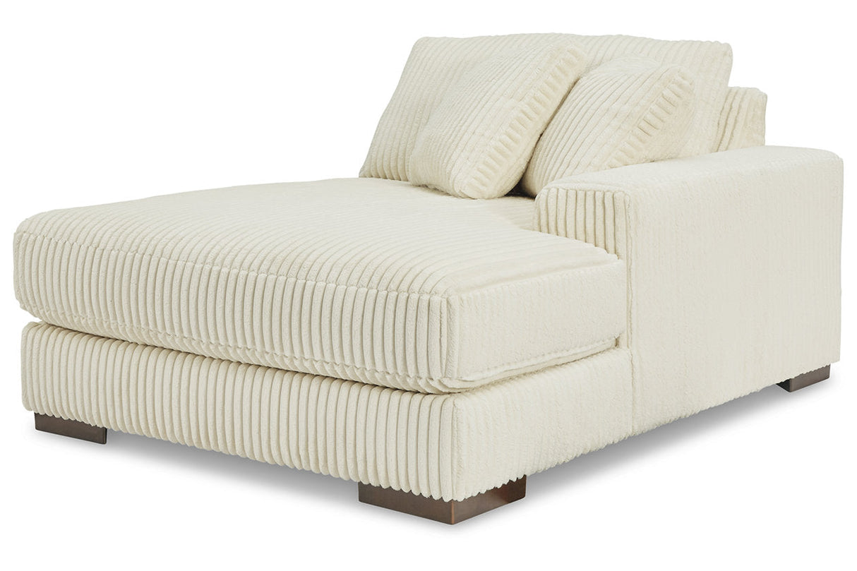 Lindyn Ivory 6-Piece Sectional with Chaise and Ottoman