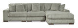 Lindyn Fog 3-Piece RAF Chaise Sectional