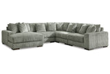 Lindyn Fog 5-Piece LAF Chaise Sectional