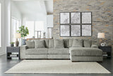 Lindyn Fog 3-Piece Sectional and Chair