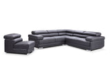 2119 Sectional Black by ESF Furniture at Eve Furniture