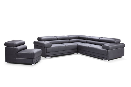 2119 Sectional Black by ESF Furniture at Eve Furniture