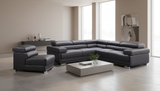 2119 Sectional Black by ESF Furniture at Eve Furniture