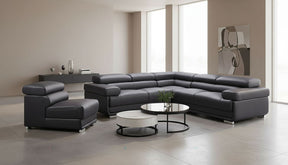 2119 Sectional Black by ESF Furniture at Eve Furniture