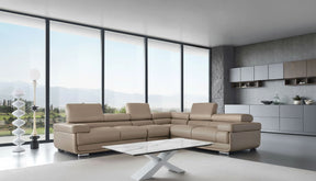 2119 Sectional - Cream Beige by ESF Furniture at Eve Furniture
