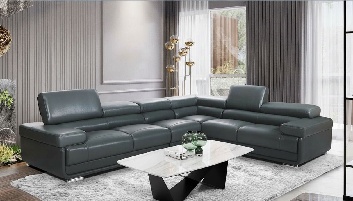 2119 Sectional – Dark Grey by ESF Furniture at Eve Furniture