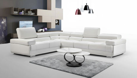 2119 Sectional - White by ESF Furniture at Eve Furniture